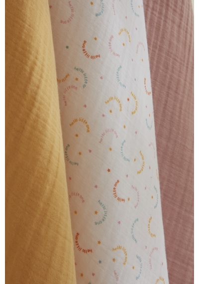 Karaca Home Little One %100 Pamuk 3'lü Bebek Müslin Set Multicolor Renkli Çok Renkli
