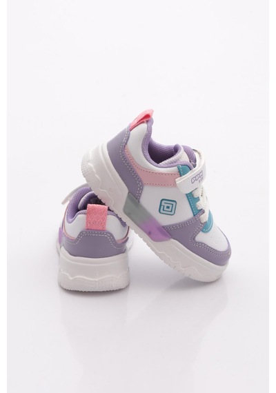 Pepino 1603 Çocuk Bebe Spor Ayakkabı Beyaz Lila Turkuaz Pepino 1603 Çocuk Bebe Spor Ayakkabı Beyaz Lila Turkuaz
