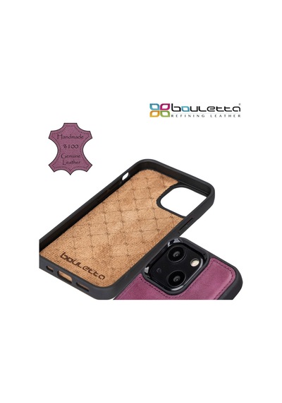 Bouletta Apple İphone 13 Uyumlu Deri Arka Kapak Fxcp Cz7