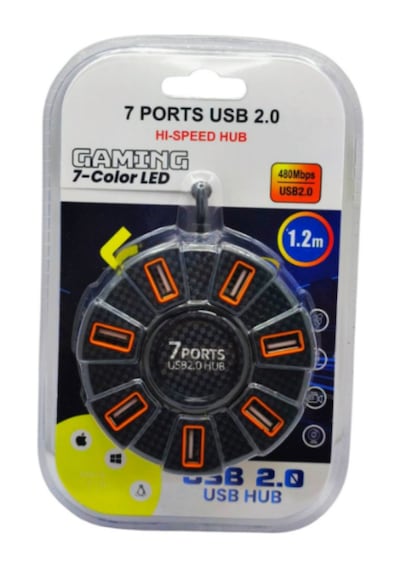 Hadron Hdx7035 7port Usb Coklayacı 2.0 1.2mt