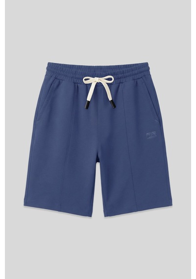 Air Jones Tommy Life Petrol Pamuklu Kalın Yumuşak Dokulu Standart Fit Basic Erkek Şort - 81277 Petrol