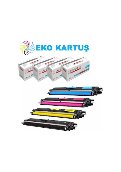 Brother Hl-3075cw Tn240 Uyumlu, Toner 4 Renk Set