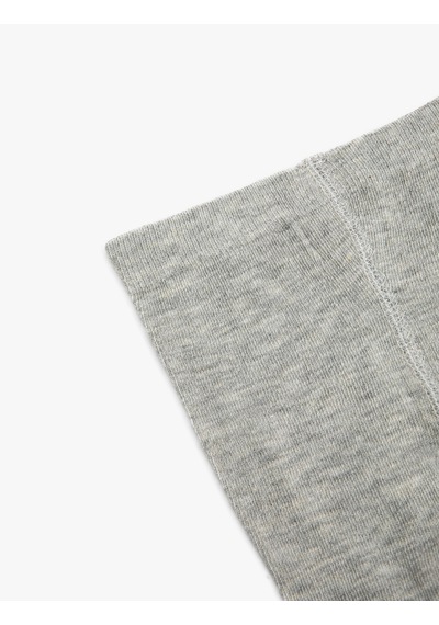 Koton Basic Külotlu Çorap Gri 5wmg80015aa Gri