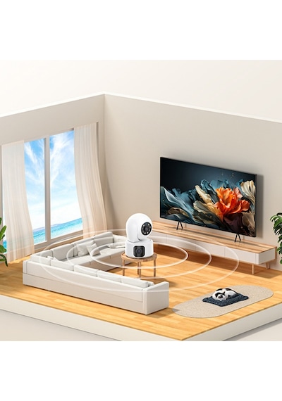 Bebek Kamera İzleme Bebek Telsizi Bebek Monitörü Çift Kameralı Hareket Algılayıcı Mobil Wifi