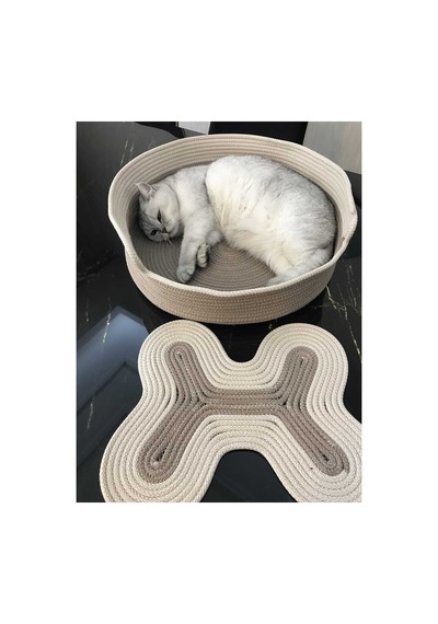 Kaan Home El Dikimi Kullanışlı Ferah Kedi Yatağı
