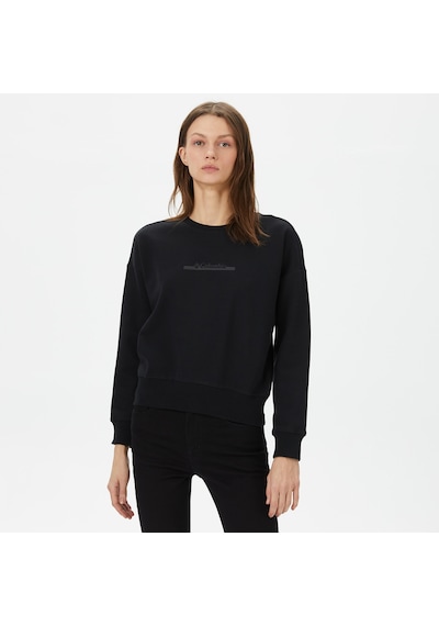 Columbia Bar Split Kadın Siyah Günlük Sweatshirt 9250007010 Siyah