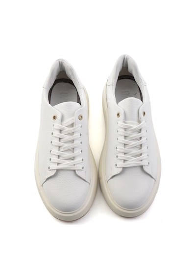 Bambi Beyaz Floter Hakiki Deri Erkek Sneaker E01401120740