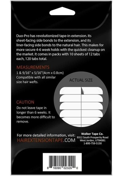 Walker Tape Beautify Duo-pro Hair Extension Tape - Mikro Bant Kaynak Bandı 120 Adet