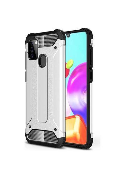 ​​Samsung Galaxy Uyumlu A21S - Kilif Darbe Önleyici Zirh Tank Kapak