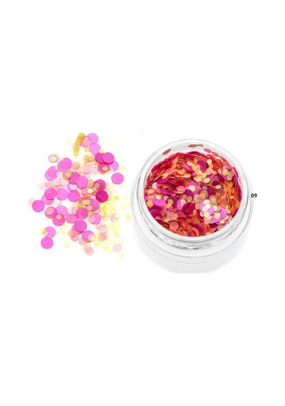 Nail Art Kamifubuki Pembe Kırmızı Mix Konfeti Pul 5 Gr Kmf09