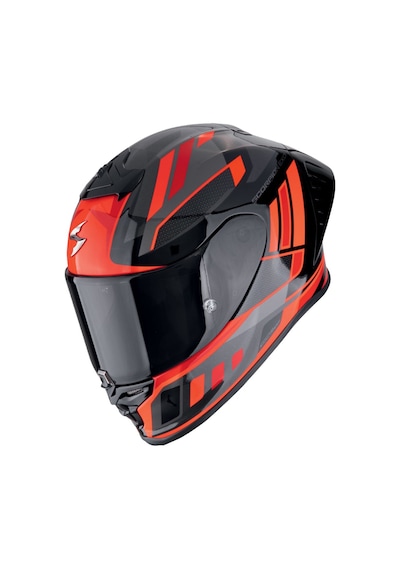Scorpion Exo R1 Evo Iı Air Vital Spor Motosiklet Kaskı Siyah Gümüş Kırmızı Siyah