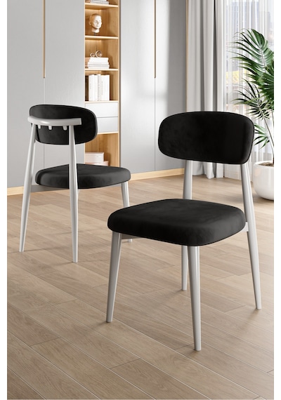 Canisa Jolin Serisi Mdf 90x168 Beyaz Mutfak Masa Takımı 6 Siyah Metal Sandalye Beyaz Masa, Siyah Sandalye Canisa Jolin Serisi Mdf 90x168 Beyaz Mutfak Masa Takımı 6 Siyah Metal Sandalye Beyaz Masa, Siyah Sandalye