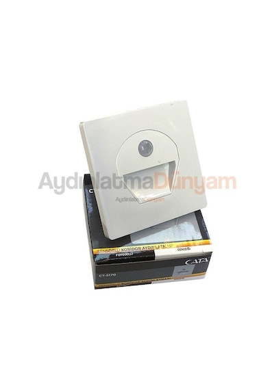Cata 1W Sensörlü Fotoselli Koridor Led Aydınlatma Ct-5170 - Beyaz