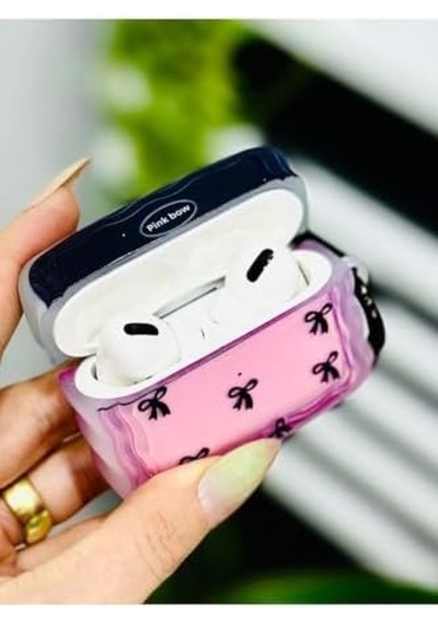 Airpods Pro - Airpods 2. Nesil Pro İle Uyumlu Baskı Tasarımlı Kalın Silikon Koruyucu Kılıf - Baskıminikurdele