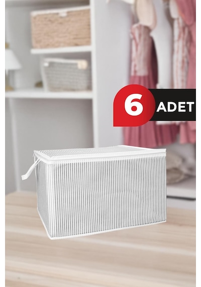 Çorap Hurcu 30x22x18 Cm 6 Adet Tela 30 X 22 Gri Tr Diğer