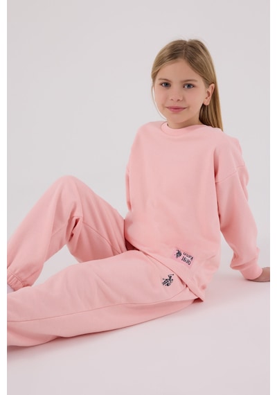 U.S. Polo Assn. U.s. Polo Assn Kız Çocuk Pembe Eşofman Takımı Pembe