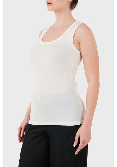 Emporio Armani Bayan Top Ew000407 Af19024 U1131 Ekru