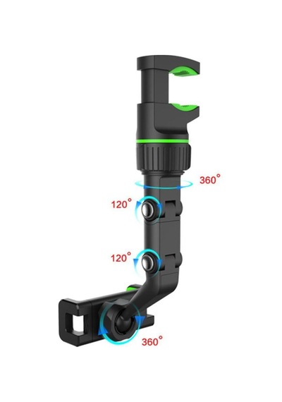 014 360 Telefon Tutucu Dikiz Aynası Evrensel 360 Dönen Araba Telefon Tutucusu -