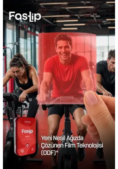Fastlip Fastip Energy Strip Form 30 Film Tablet - Fast Enerji L-teanin, Ginseng, Kafein Ve Vitamin Aromasız