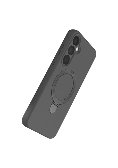 Bezos Samsung Galaxy A25 5g Uyumlu Regal Magsafe Standlı Kapak - Titan Gri Dfnbez