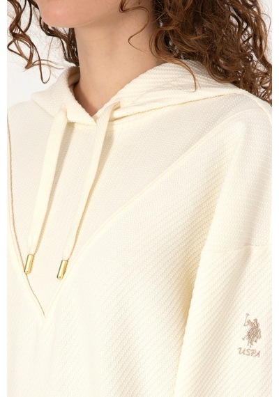 U.s. Polo Assn. Kadın Sweatshirt 50309464-vr256 İnci