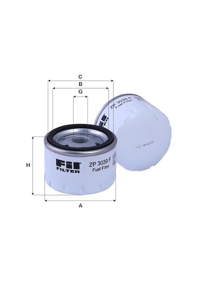 Fıl Filter Zp 3039 F Yakıt Filitresi