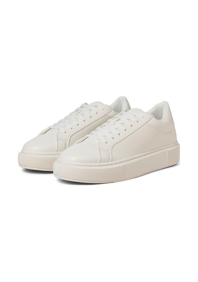 Jack & Jones Jfwaspıre Erkek Günlük Sneaker Ayakkabı Pu Deri, Cupsole Taban Noos Beyaz