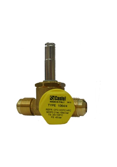 Castel 1064/4S 1/2" Rakorlu Bobinsiz Selenoid Valf