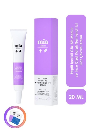 Mia Klinika Leke Ve Çizgi Onarıcı Peptit İçeren Göz Çevresi Bakım Kremi 20 ML