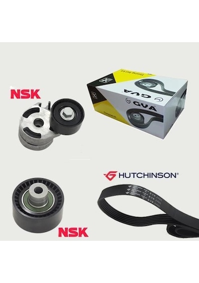 GVA 59A4325 Alternatör Gergi Seti Kütüklü 206 Xsara 1.4HDI 407 Berlingo C5 1.6 HDI Klimalı K026Pk1708
