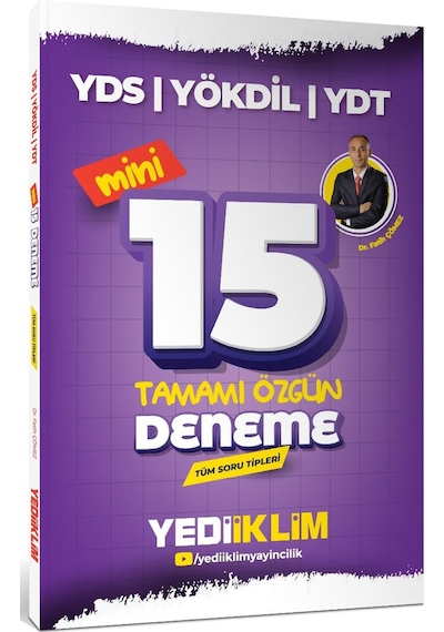 Yediiklim Yayınları 2026 Yds Yökdil Ydt Tüm Soru Tipleri Tamamı Özgün Mini 15 Deneme