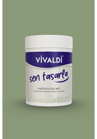 Vivaldi Tüm Yüzeyler İçin Su Bazlı Akrilik Yenileme Boyası 0,5 L