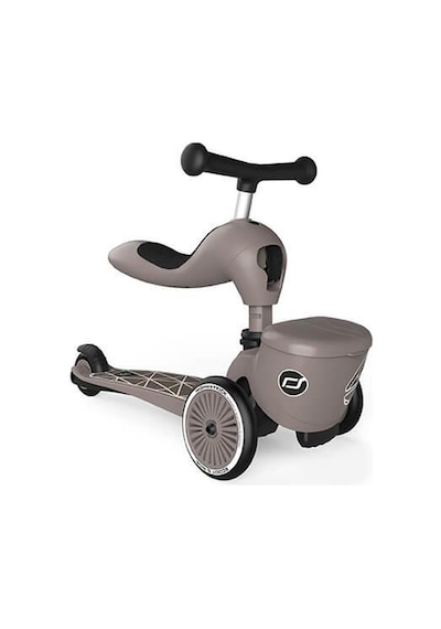 Scoot And Ride Highwaykick 1 Lifestyle Scooter - Brown Lines 210621-96605