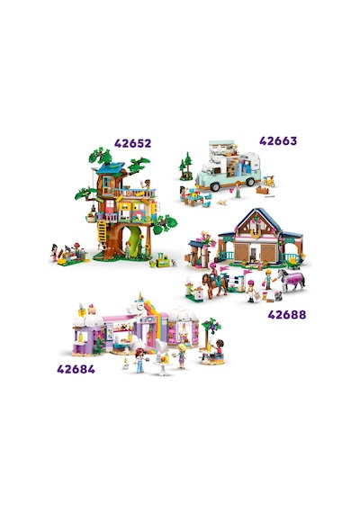 LEGO® Friends Liann'in Aile Evi Yapım Oyuncağı 42687 - 7 Yaş ve Üzeri Çocuklar için Yaratıcı Oyuncak Yapım Seti (946 Parça)