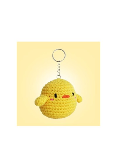 Amigurumi Tığ Kiti İle Mini Civciv Örgü Seti, Eğlenceli Hobi 000 Açık Krem