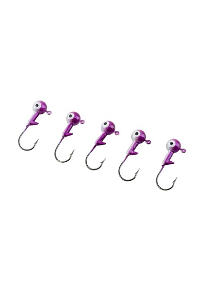 Jighead - Zoka - Kurşunlu Olta İğnesi - Xh-a 02 - Mor Beyaz - 12 Gr