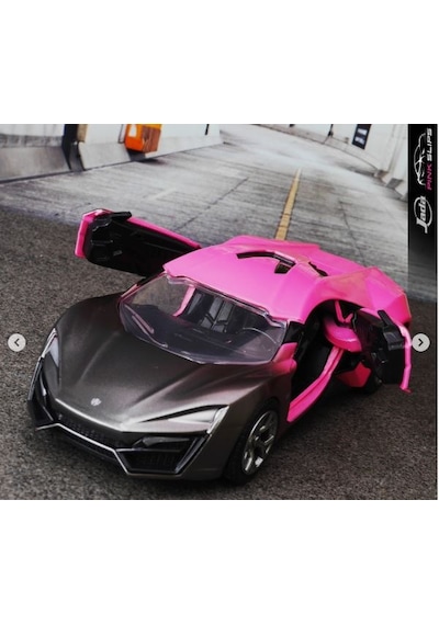 Jada Lykan Hypersport 253292000 Pink Slips Serisi Model Araba 1:32 Çok Renkli