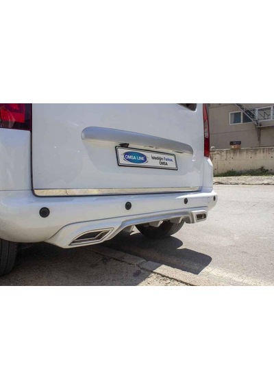 OMSA Citroen Berlingo Krom Bagaj Alt Çıta 2008-2018 Arası