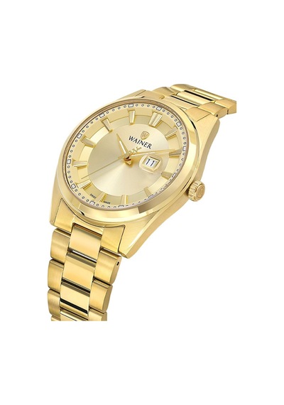 Wainer Wa17200-f Erkek Kol Saati Altın - Siyah