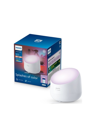 Philips Smart Lighting Squire Lite Akıllı Masa Lambası - Beyaz - Google Home, Alexa, Homekit Ve Matter Uyumlu Çok Renkli