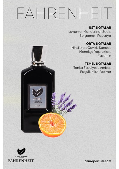 Azura E14 Style Erkek Parfüm EDP 60 ML