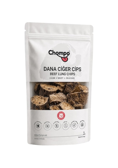 Dana Ciğer Cips 100% Doğal Katkısız Köpek Ödül Maması 100 Gr 3