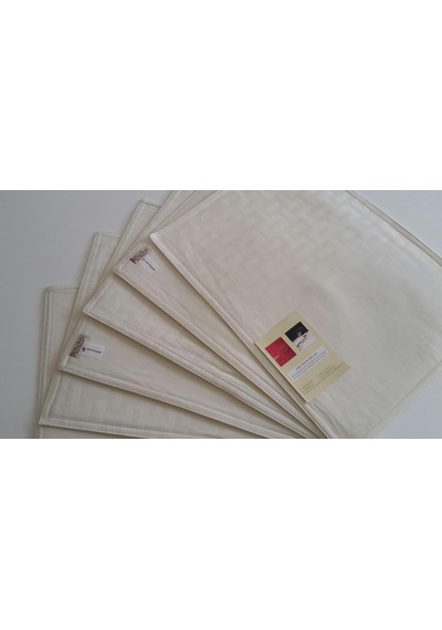 Tr Romans Amerikan Servis, Leke Tutmaz Su Geçirmez, Polycotton Kumaş, 32x45 Cm, Krem, 2 Li Genel