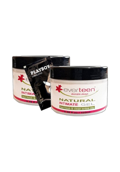 Everteen 2 Adet 100 Ml Natural Intimate Gel Feel Fresh & Clean Entire Day Bayan Temizlik Ve Hijyen Jeli + 1 Hediye Jel Asımx:0301