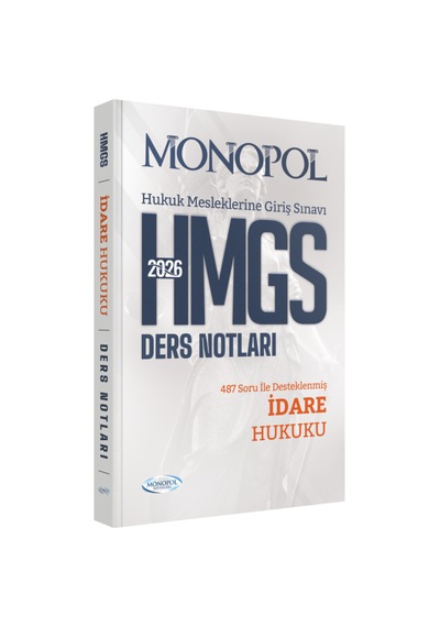 Hmgs İdare Hukuku Ders Notları Monopol Yayınları