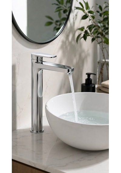 Ideal Cerafine O Nuovo Yüksek Lavabo Bat.-krom -bl