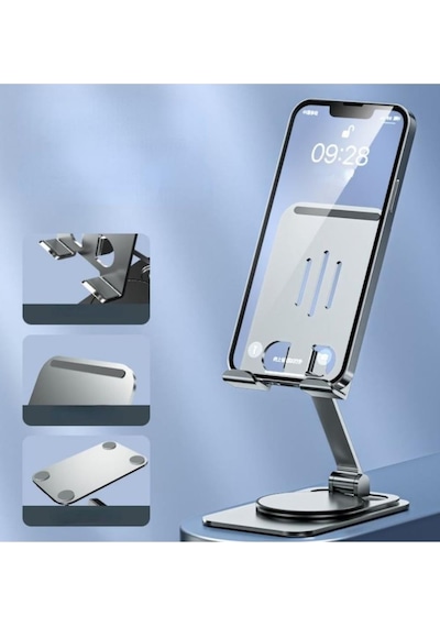 Vos Versa 360 Dönebilen Masaüstü Metal Telefon Standı Vve1049-529