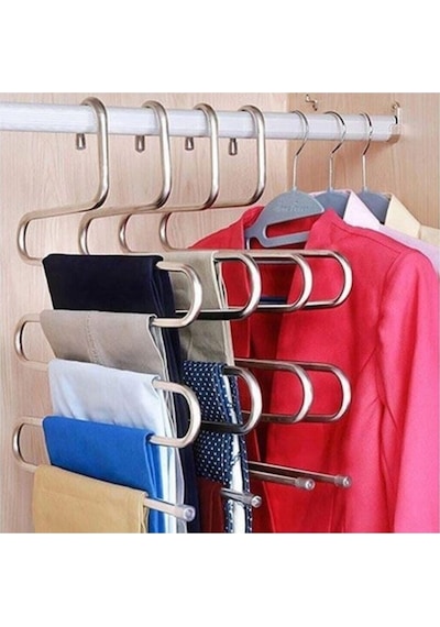 Askı Pantolon Askısı 5 Katlı Akıllı Pantolon Askısı Belirtilmemiş Çok Renkli Tr Diğer