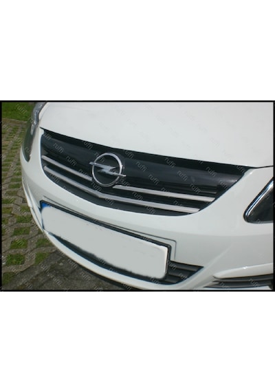 Opel Corsa D Krom Ön Panjur 3 Prç. 2006 - 2014 Arası P.Çelik Opel Corsa D Krom Ön Panjur 3 Prç. 2006 - 2014 Arası P.Çelik