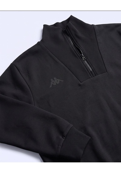 Kappa İleria Tur Kadın Siyah Oversize Sweatshirt
